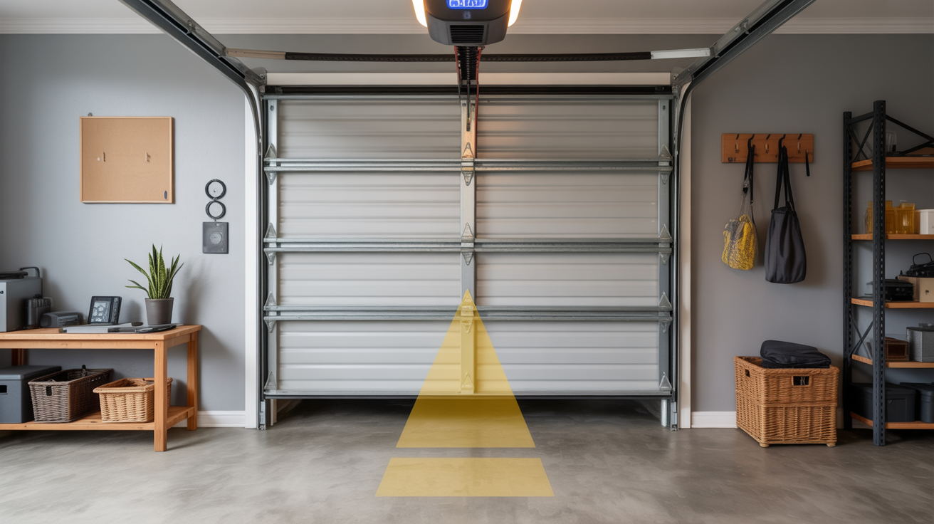 Garage Door Sensor Light Yellow