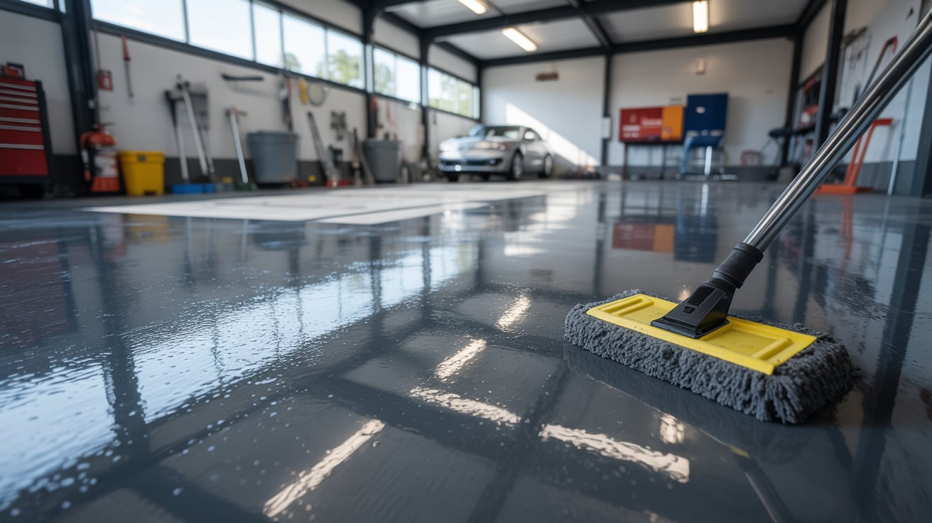 How to Clean Epoxy Garage Floor for a Spotless Finish?