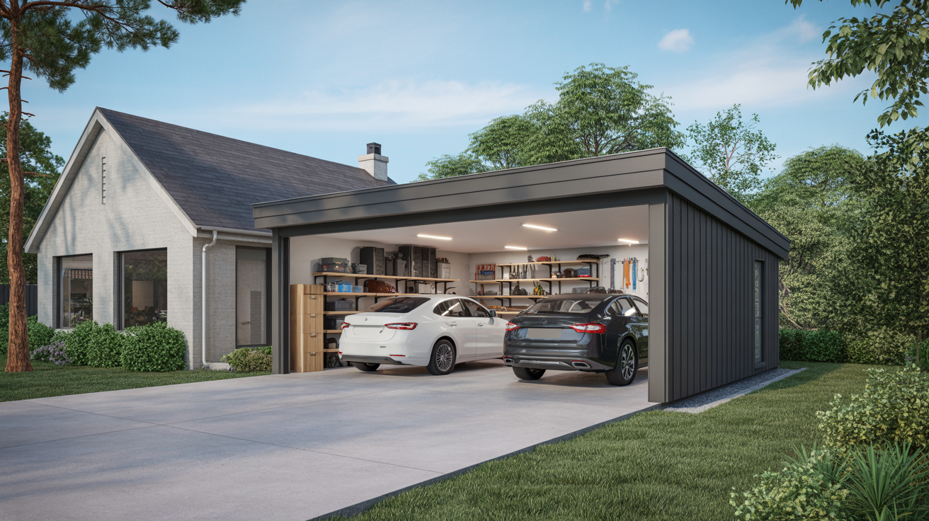Garage Addition to Existing Garage Ideas for More Space
