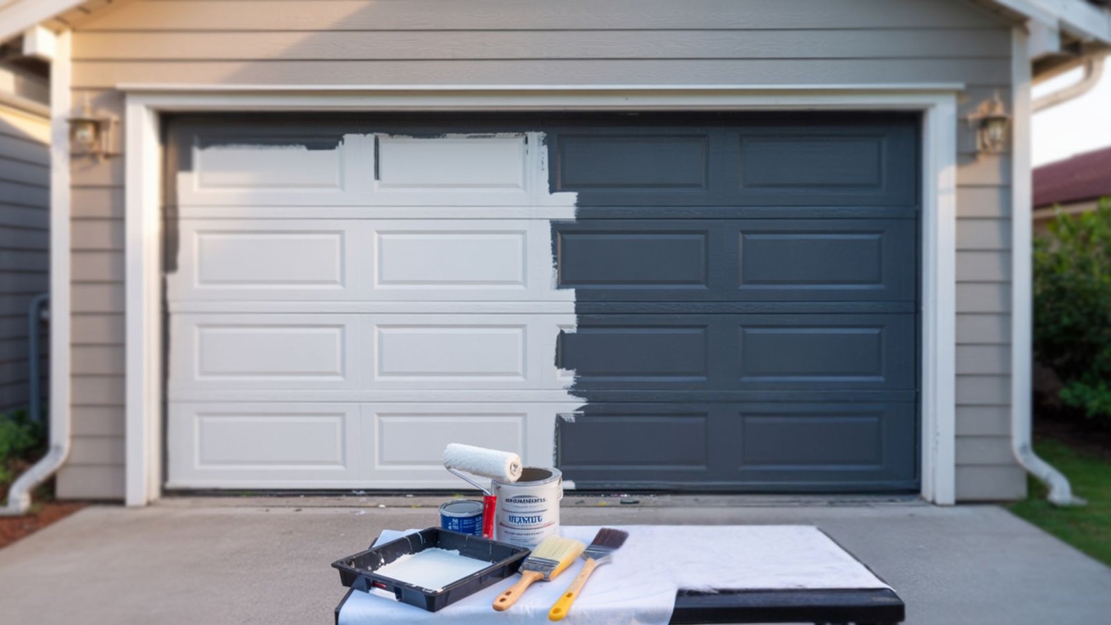 How to Paint a Garage Door Without Sticking and Get Smooth Results