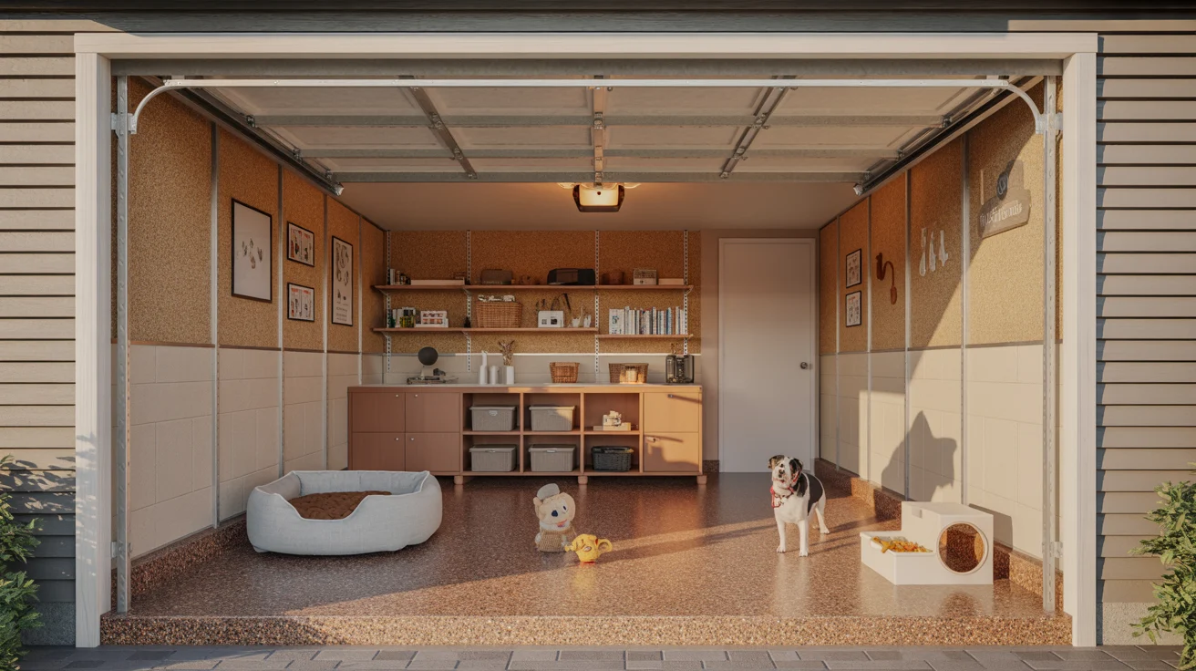 Dog Area in Garage Ideas for a Safe and Cozy Pet Space