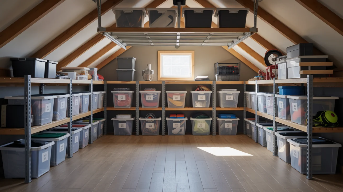 Garage Attic Storage Ideas to Make More Room Fast