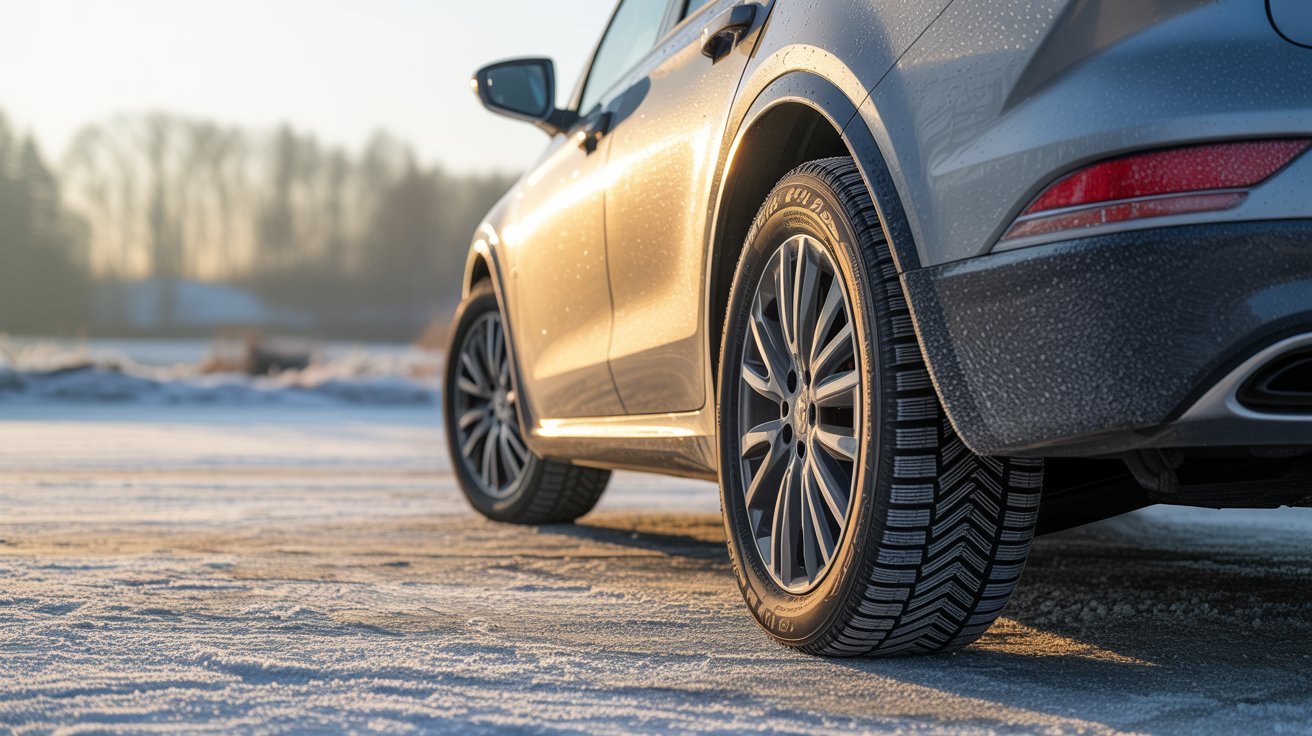 Cold weather conditions that can lower tire pressure overnight.